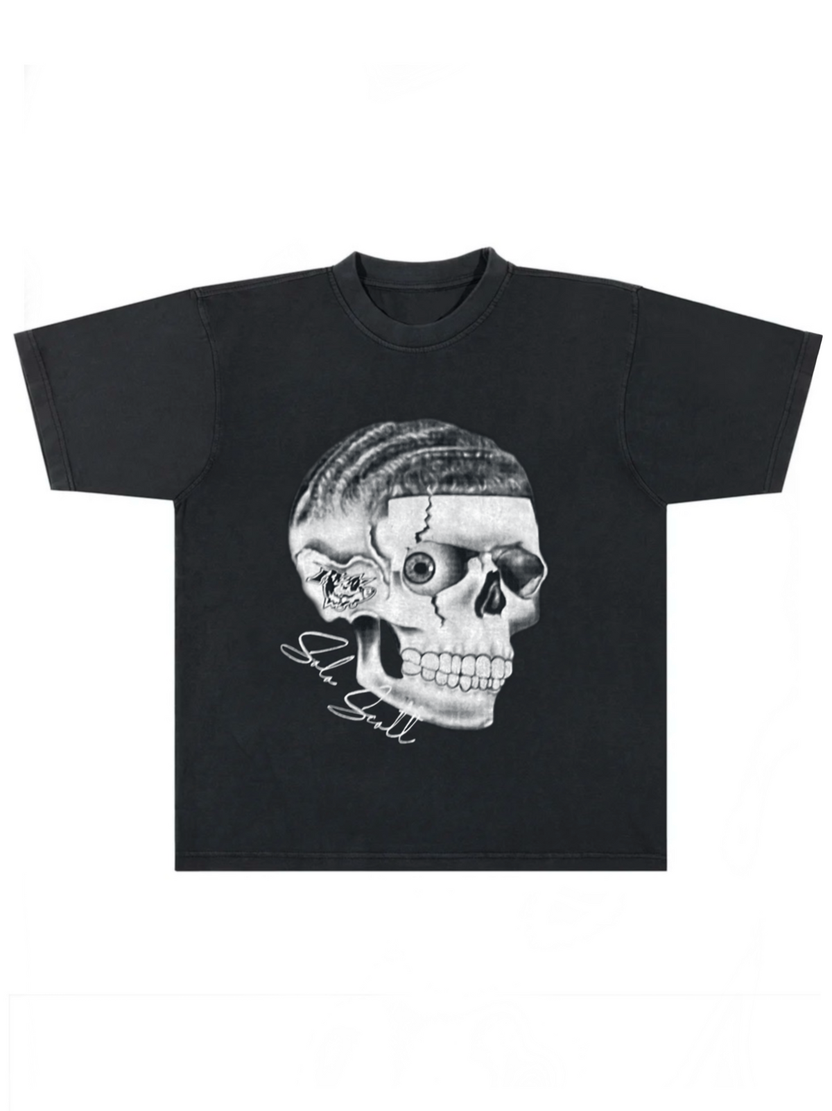 RE-AK Solo Scott “I’m Da Wave” Skull Tee - Black